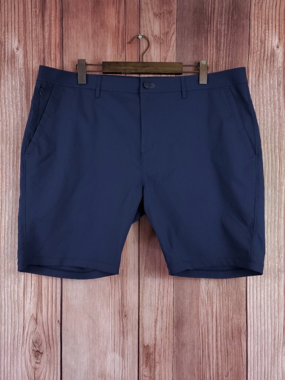 Public Rec Dealmaker Shorts Mens 42 Navy Blue Performance Stretch Golf Casual